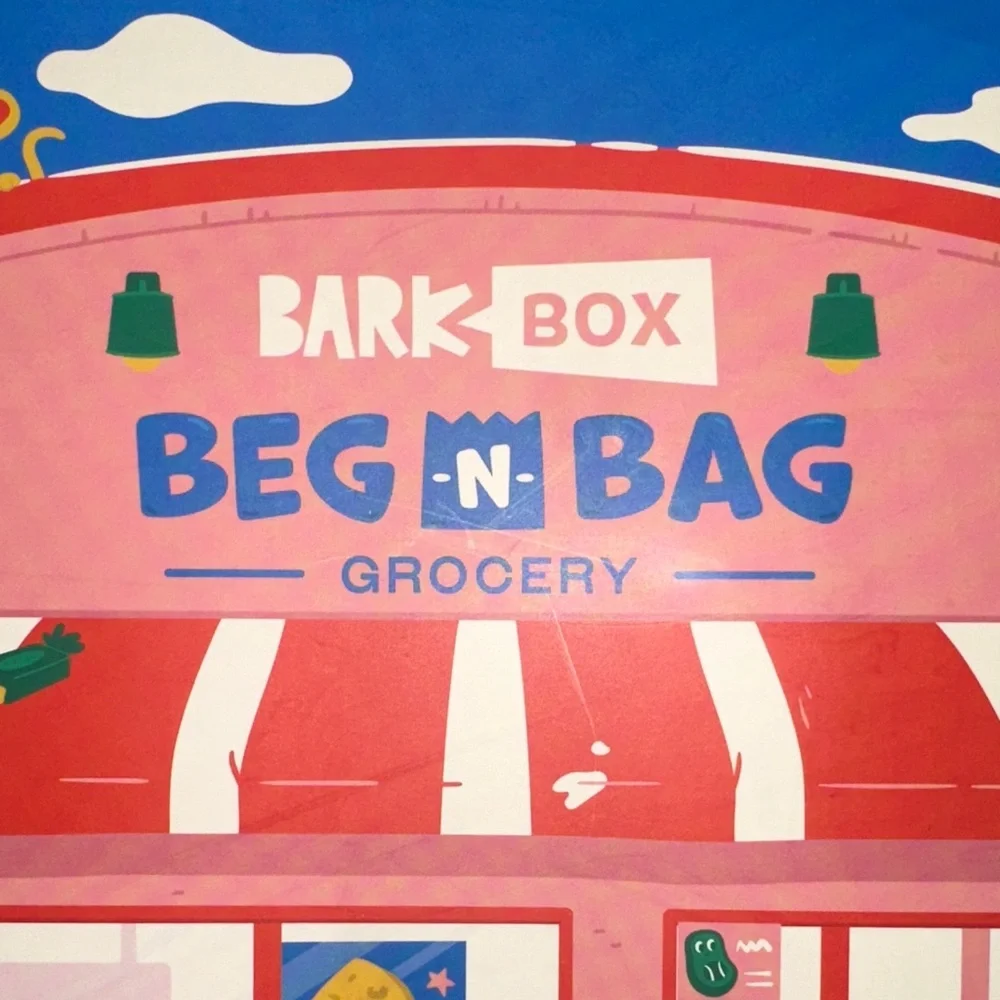 Bark Beg-N-Bag Grocery Play Set – Pink & Blue